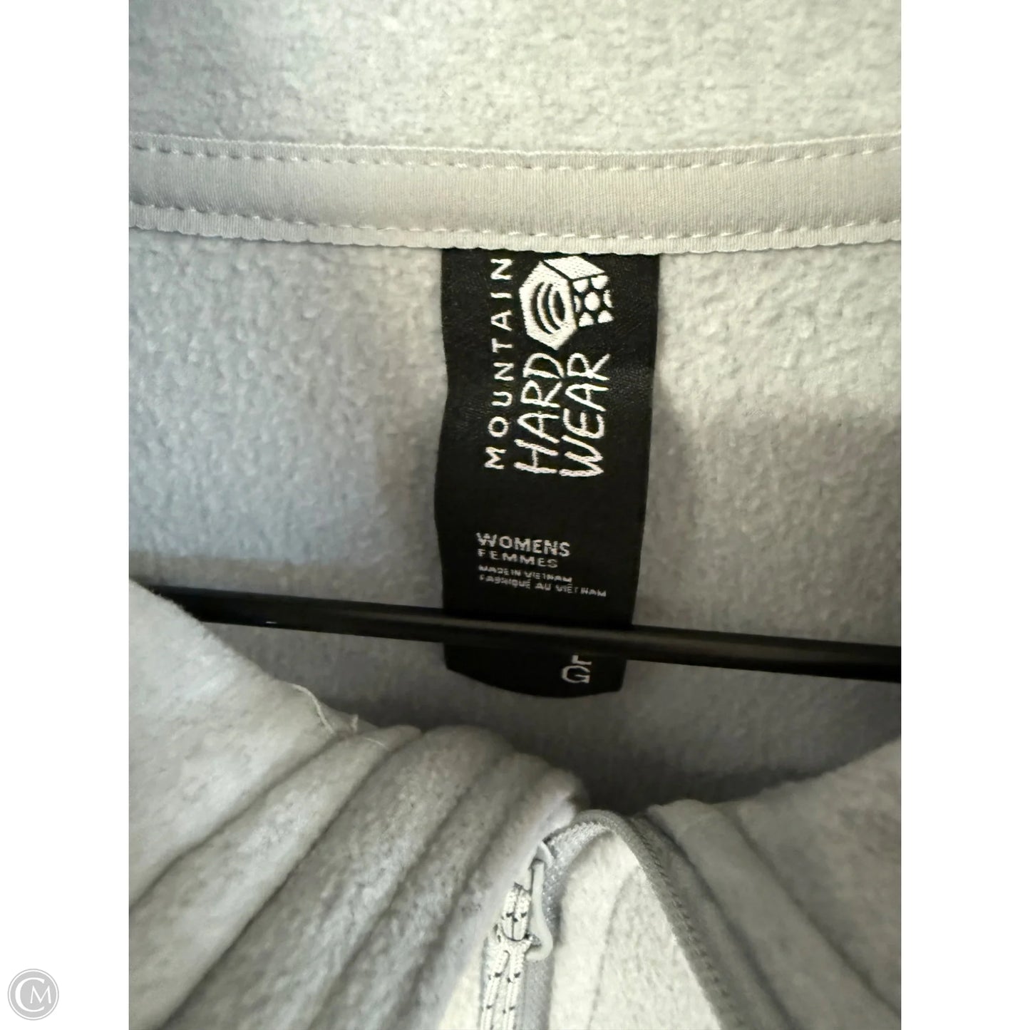 Sweatshirt Collar By Mountain Hardwear In Grey, Size: L