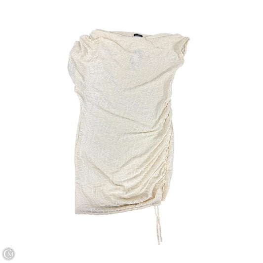 Dress Party Short By Boohoo Boutique In Cream, Size: 14
