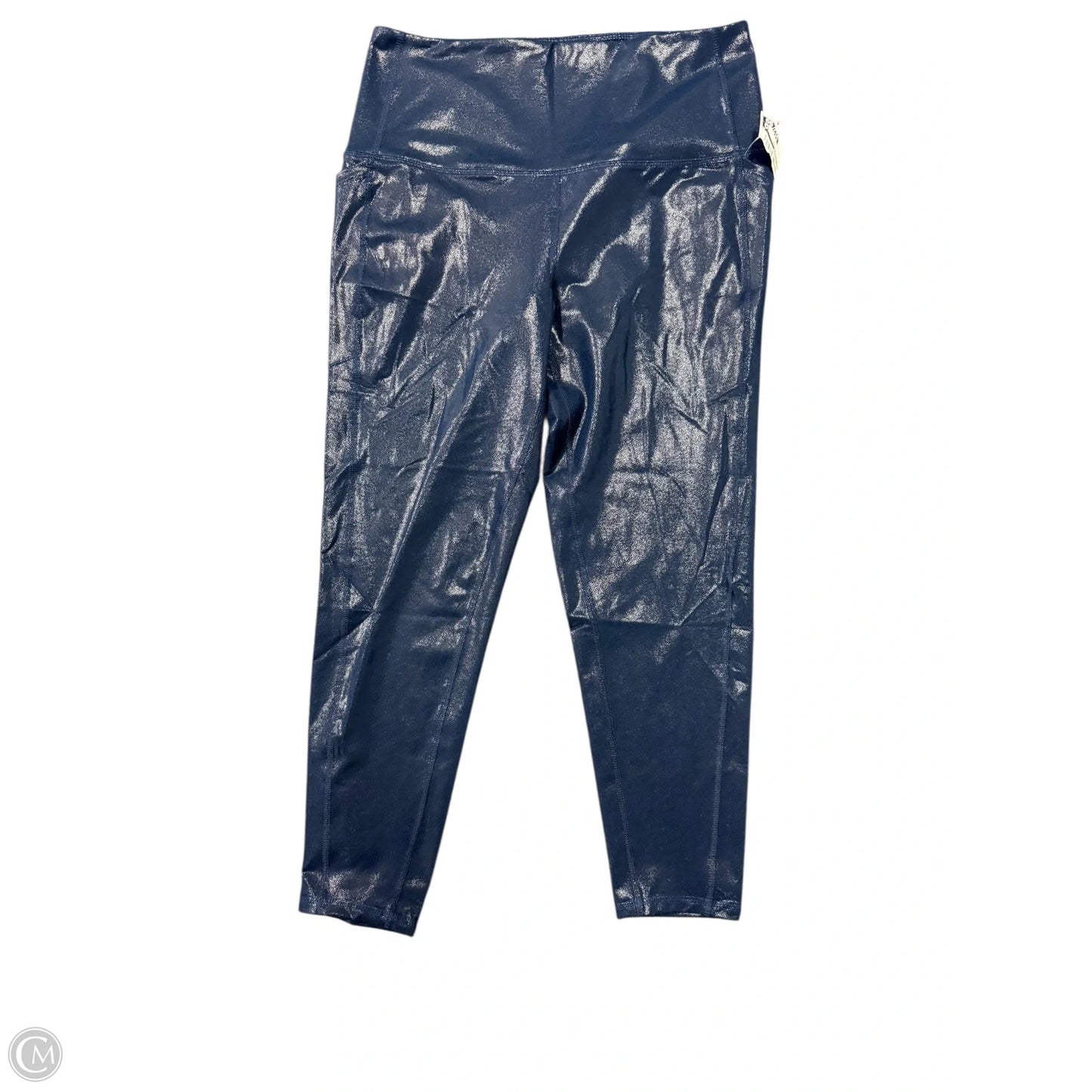 Athletic Leggings By Dsg Outerwear In Navy, Size: L
