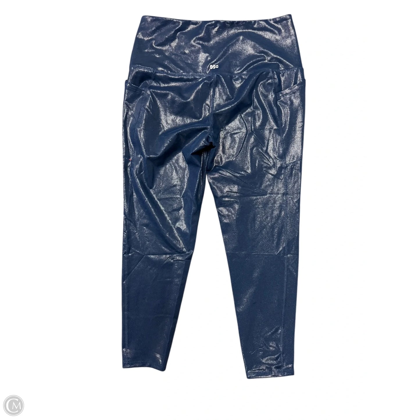 Athletic Leggings By Dsg Outerwear In Navy, Size: L
