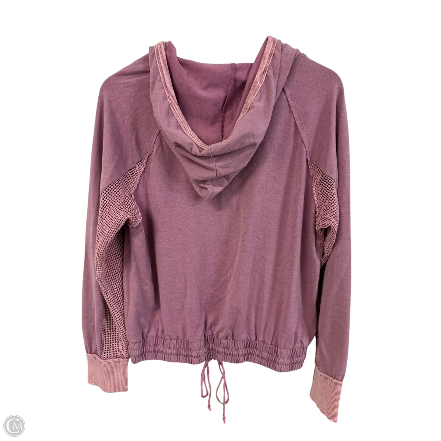 Sweatshirt Hoodie By Mystree In Purple, Size: S