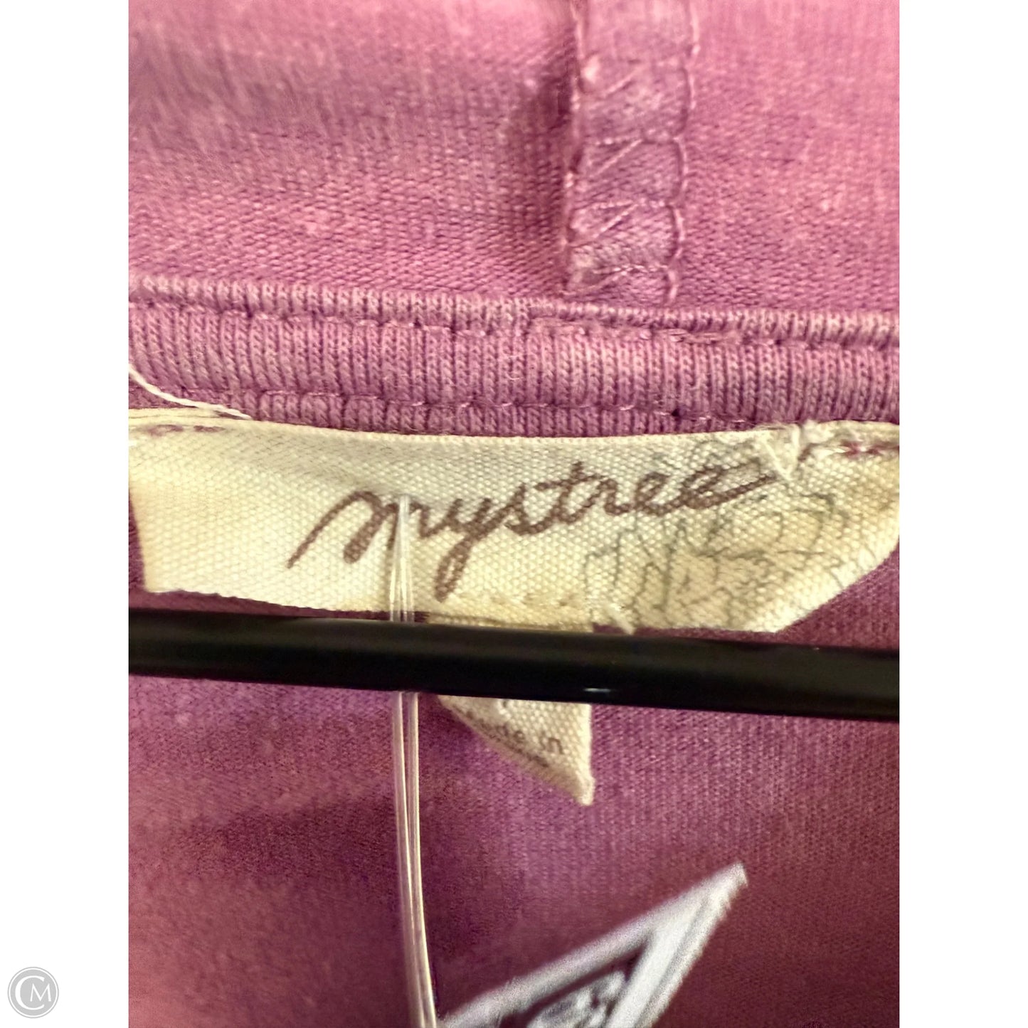 Sweatshirt Hoodie By Mystree In Purple, Size: S