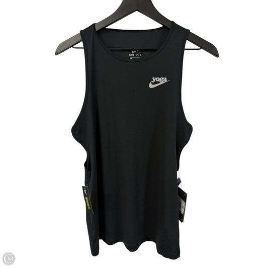 Athletic Tank Top By Nike Apparel In Black, Size: Xs