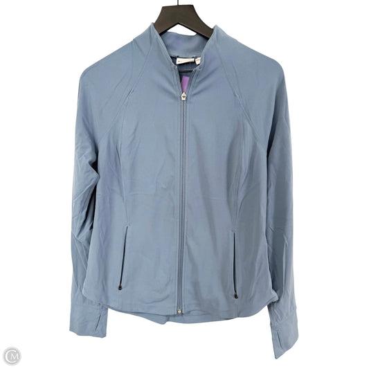 Athletic Jacket By Athleta In Blue, Size: L