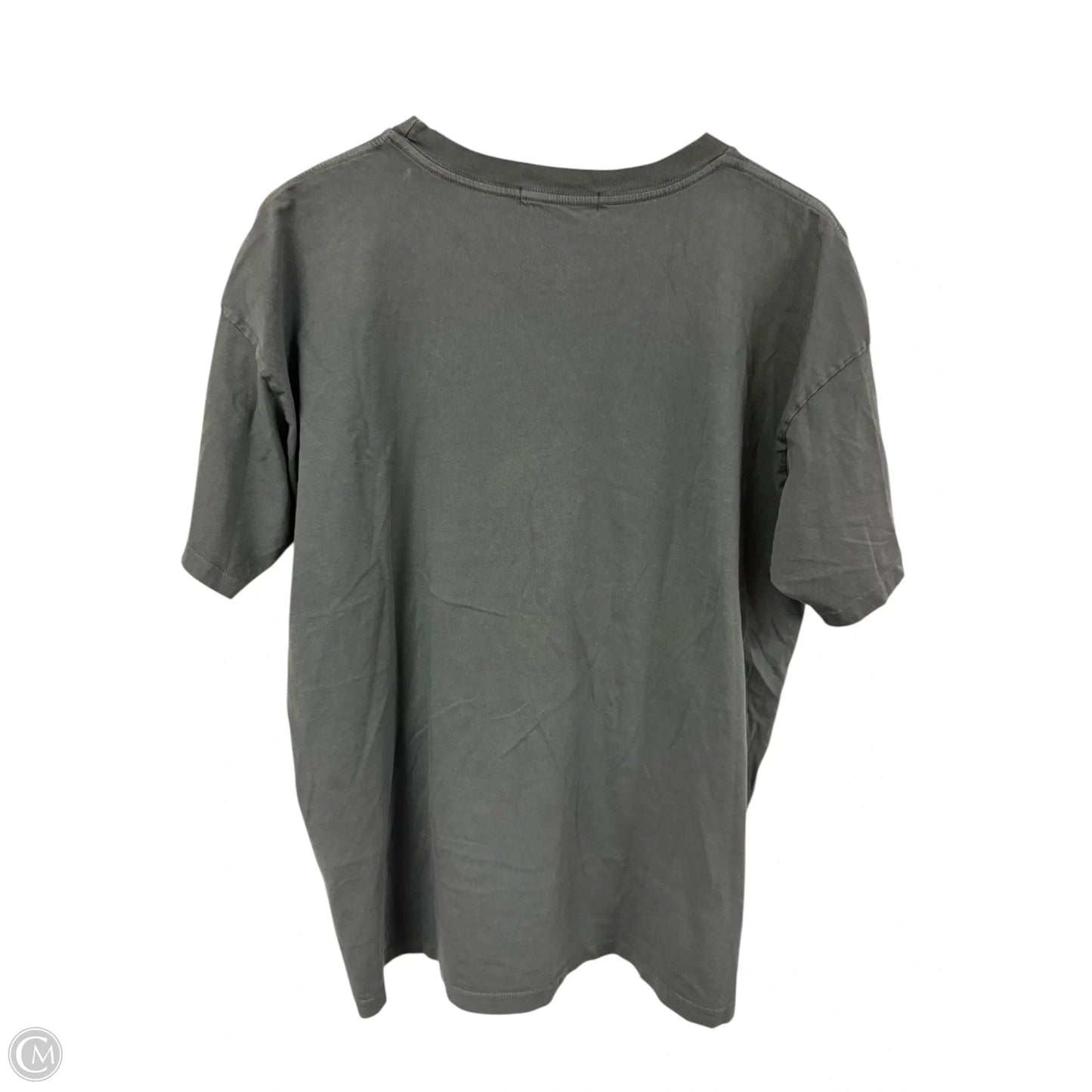 Top Short Sleeve By Cmb In Grey, Size: M