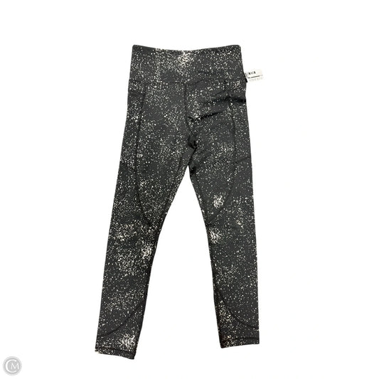 Athletic Leggings By Zyia In Black & Grey, Size: 4