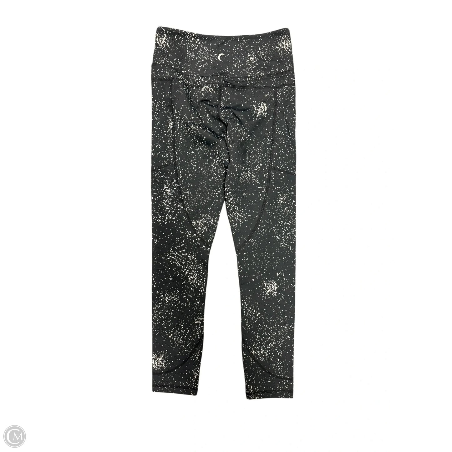 Athletic Leggings By Zyia In Black & Grey, Size: 4