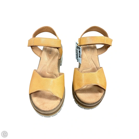 Shoes Heels Block By Cmc In Brown, Size: 7.5