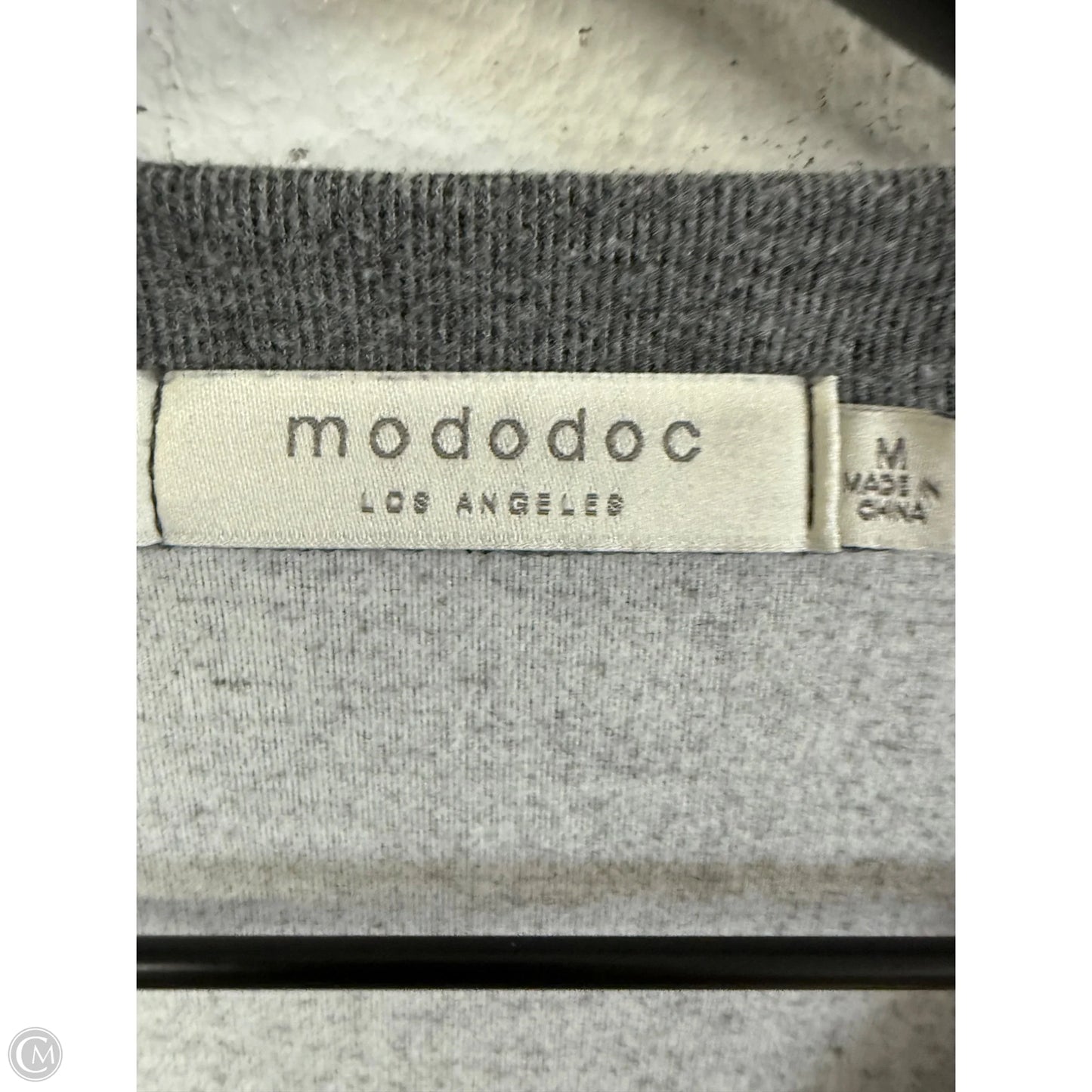Sweatshirt Crewneck By Cmc In Grey, Size: M