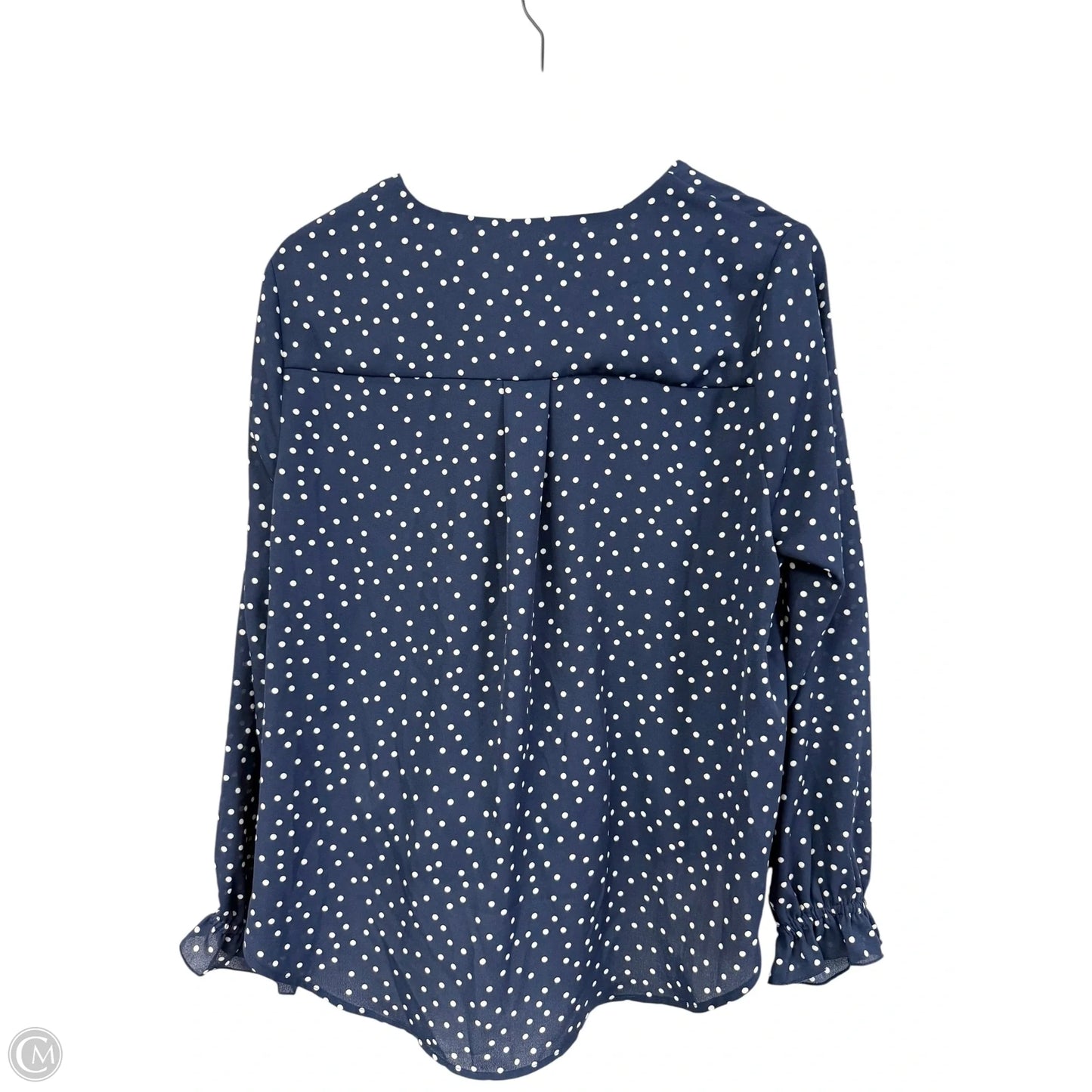 Top Long Sleeve By 89th And Madison In Blue, Size: L