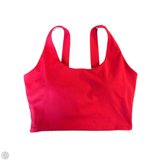 Athletic Bra By Zyia In Red, Size: M