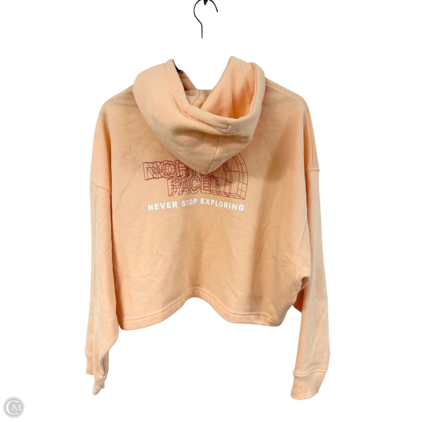 Sweatshirt Hoodie By The North Face In Orange, Size: Xl