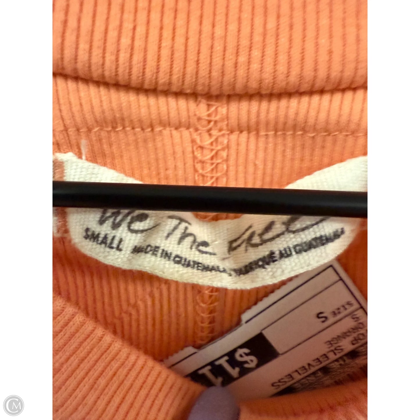 Top Sleeveless By We The Free In Orange, Size: S