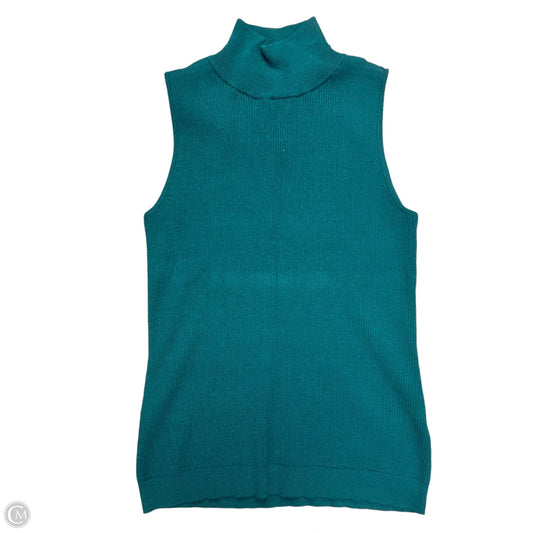 Top Sleeveless By Time And Tru In Green, Size: S