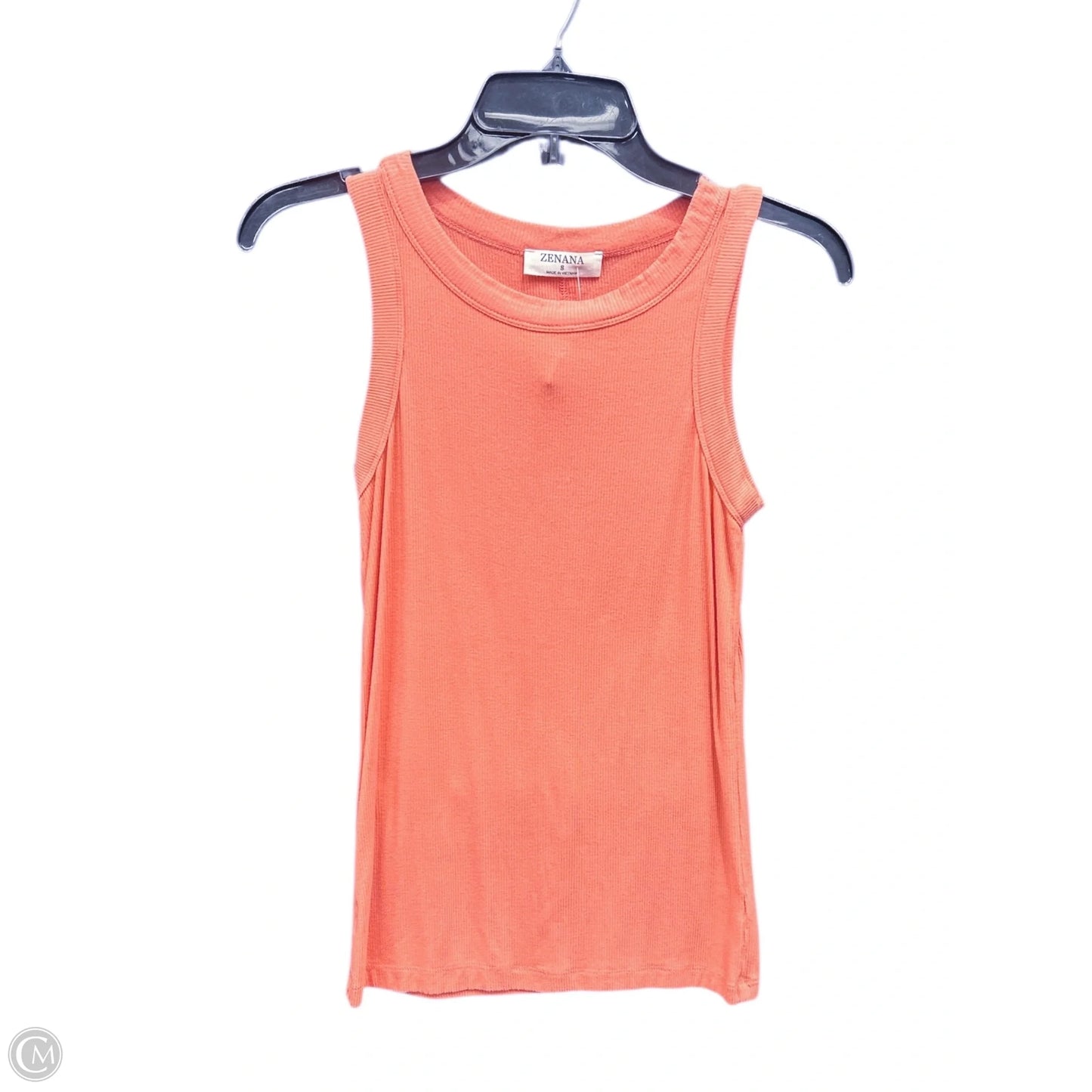 Top Sleeveless Basic By Zenana Outfitters In Orange, Size: S