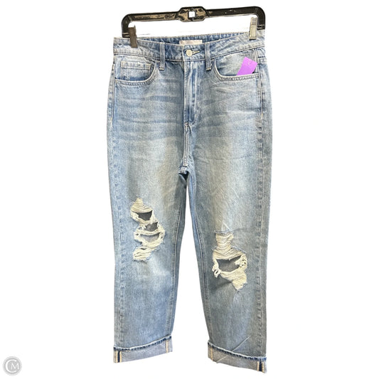 Jeans Straight By Vervet In Blue Denim, Size: 4