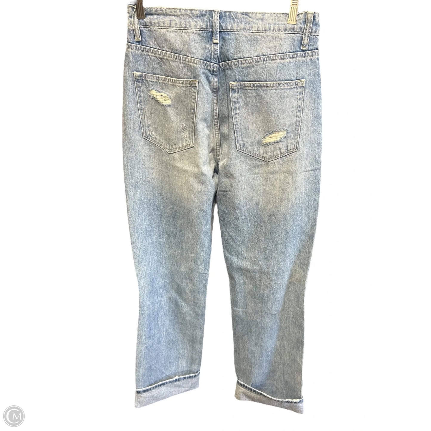 Jeans Straight By Vervet In Blue Denim, Size: 4