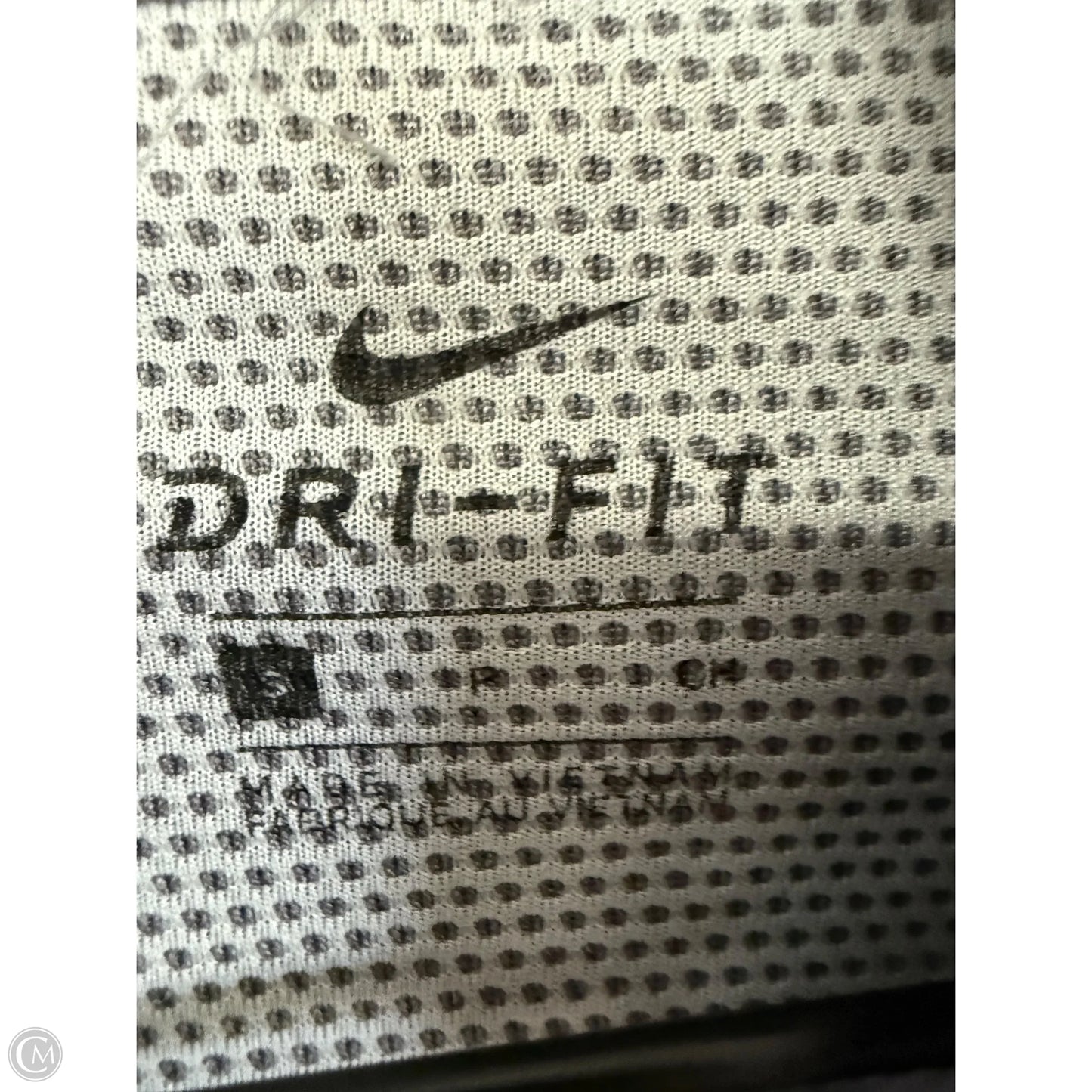 Athletic Jacket By Nike Apparel In Grey, Size: S