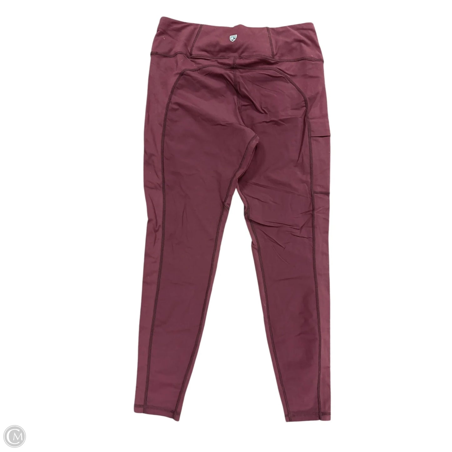 Athletic Leggings By Kuhl In Maroon, Size: L