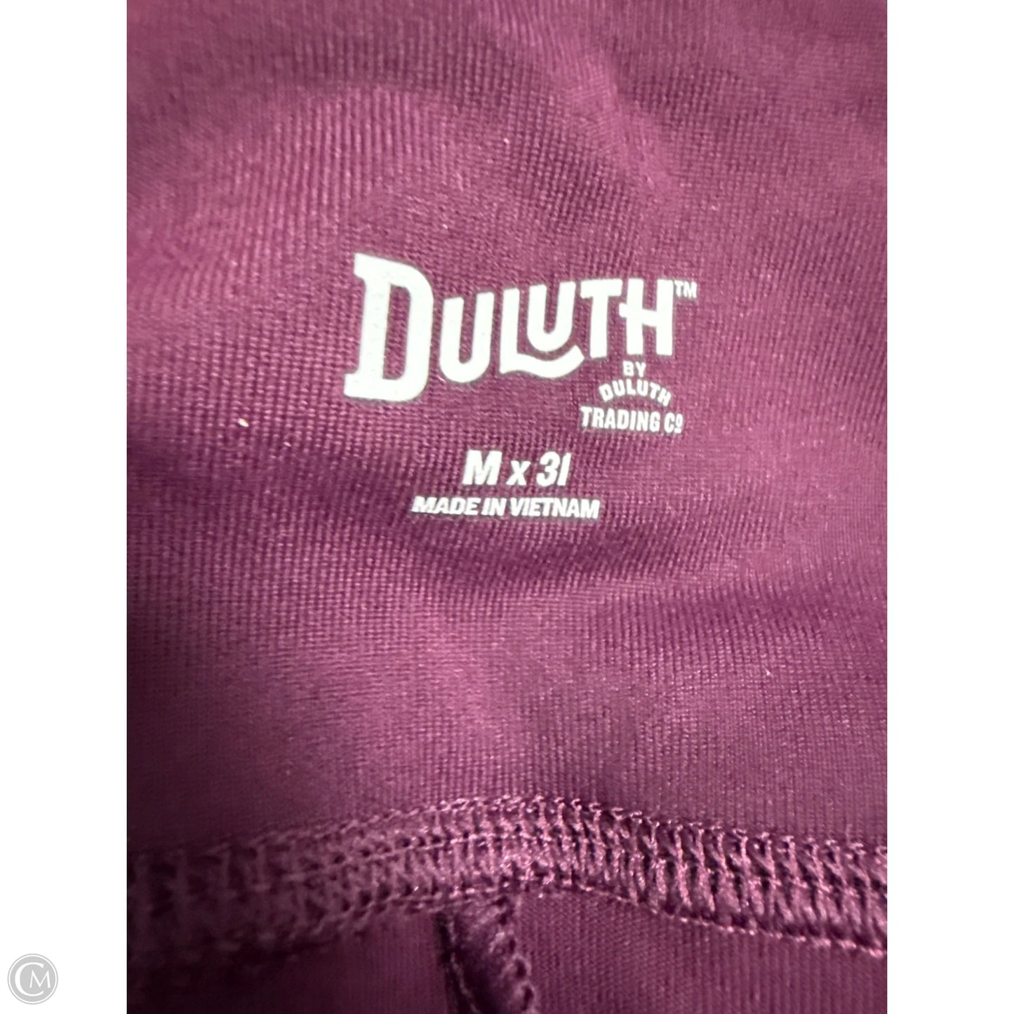 Athletic Pants By Duluth Trading In Purple, Size: M