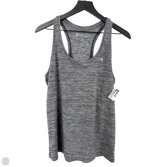 Athletic Tank Top By Under Armour In Grey, Size: L