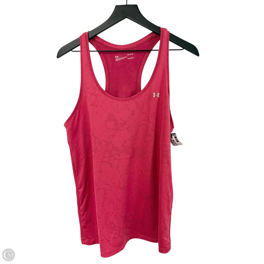 Athletic Tank Top By Under Armour In Pink, Size: L