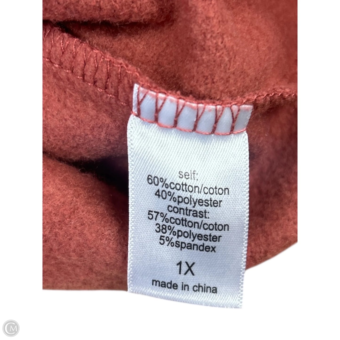 Sweatshirt Crewneck By Maurices In Orange, Size: 1x