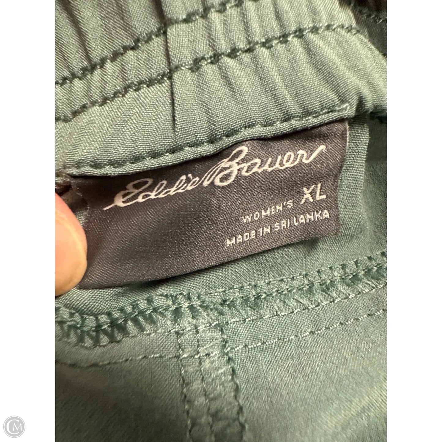 Athletic Pants By Eddie Bauer In Green, Size: Xl