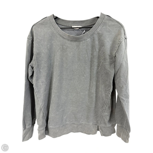Sweatshirt Crewneck By Jane And Delancey In Grey, Size: S