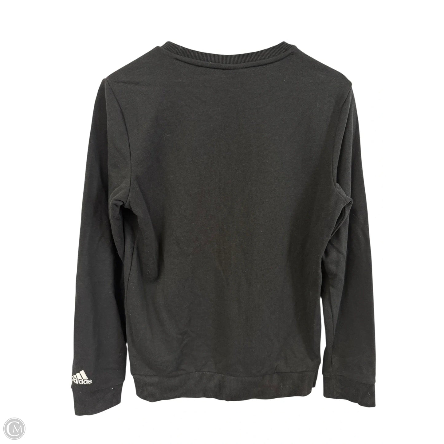 Sweatshirt Crewneck By Adidas In Black, Size: M