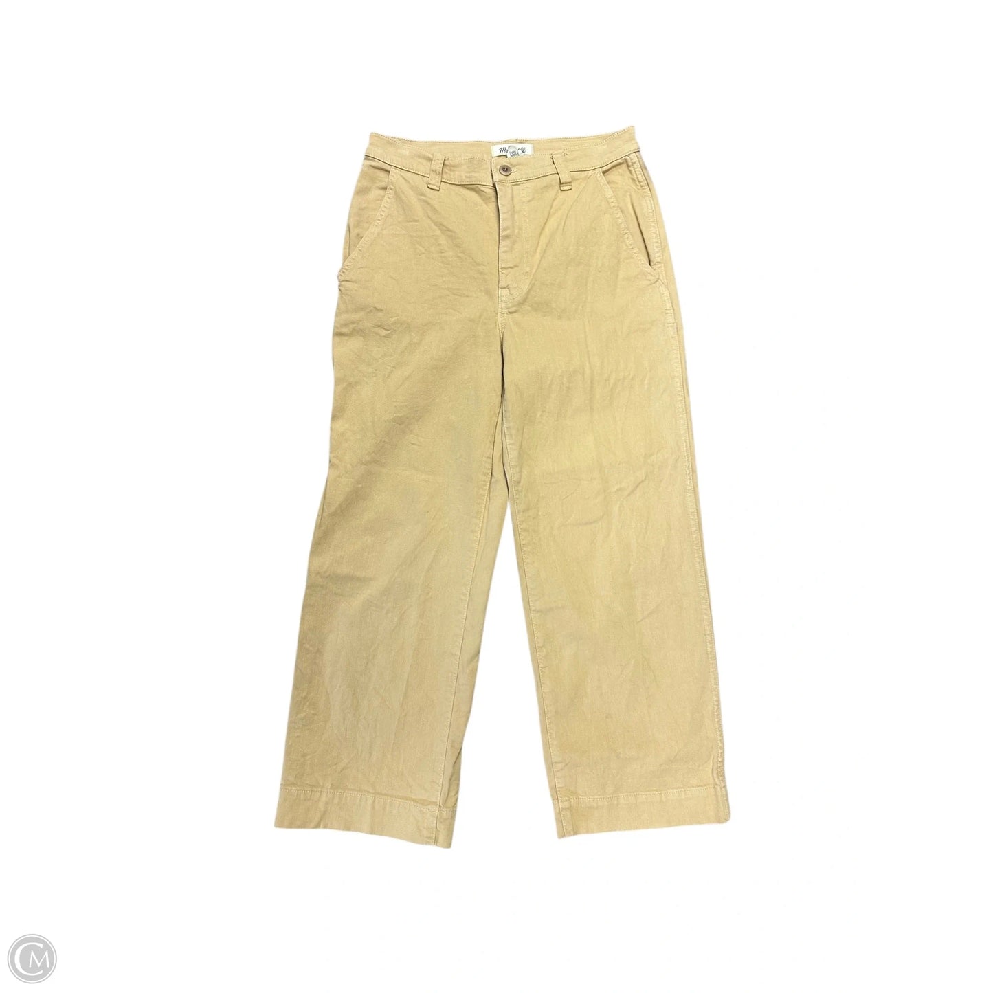 Pants Wide Leg By Madewell In Yellow, Size: 6