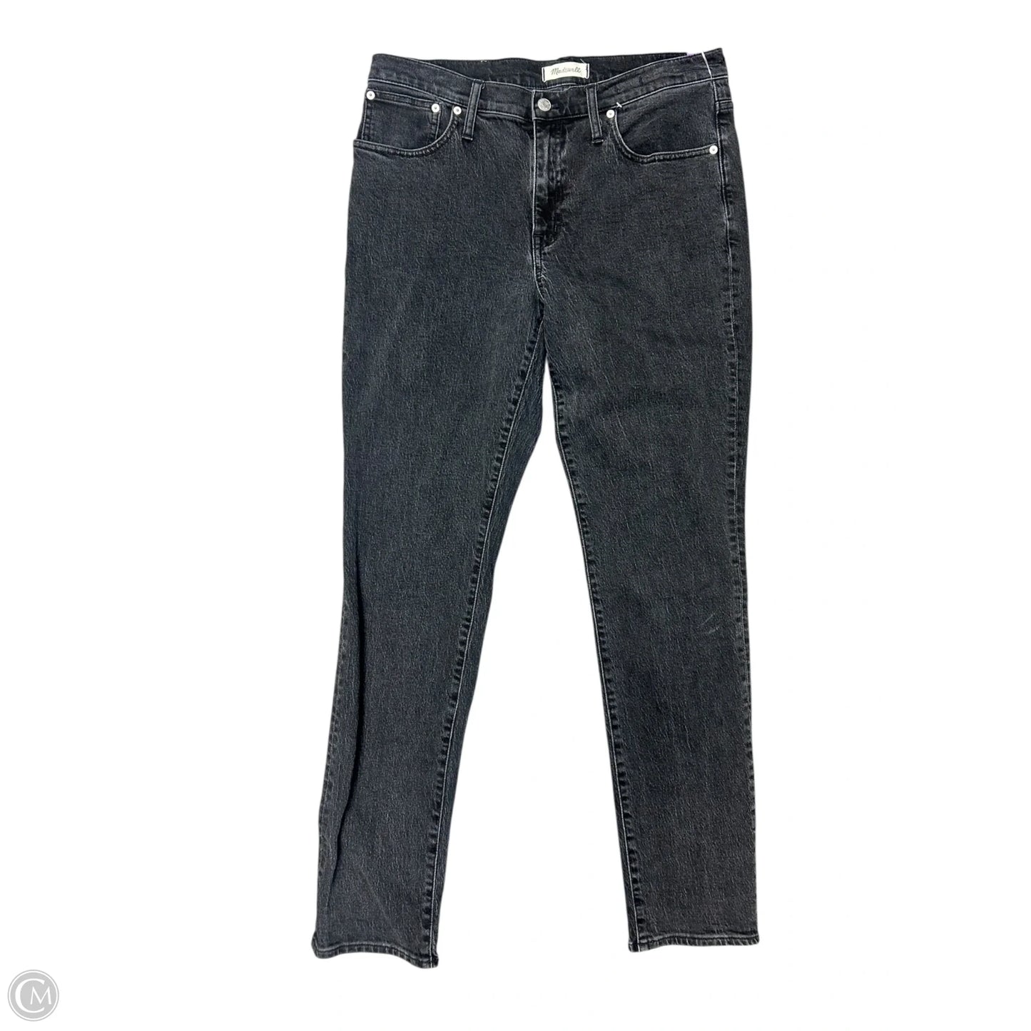 Jeans Boyfriend By Madewell In Black Denim, Size: 10