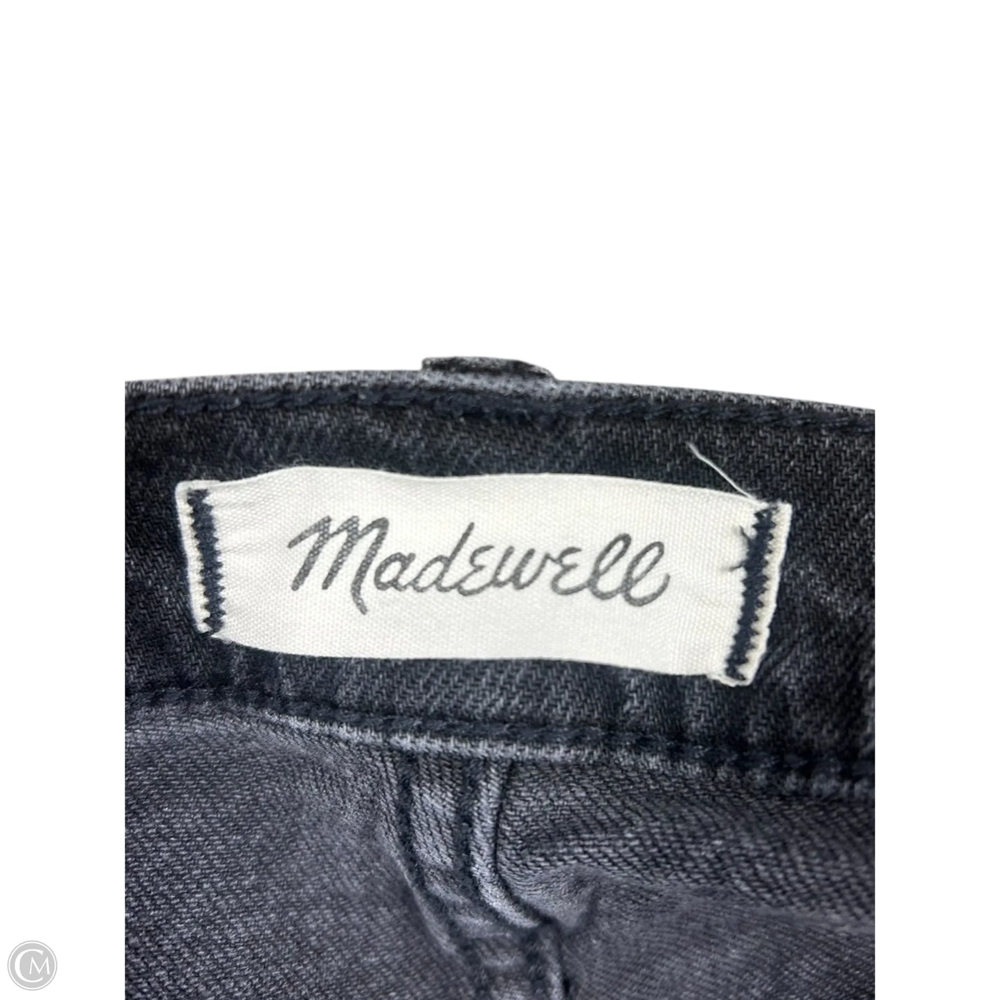 Jeans Boyfriend By Madewell In Black Denim, Size: 10
