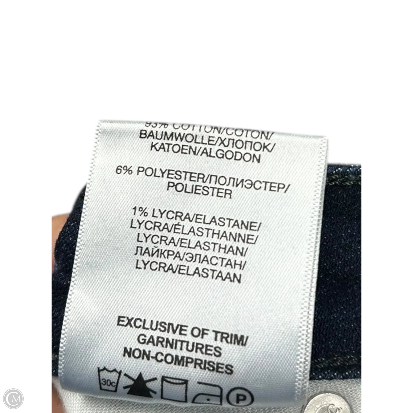 Jeans Skinny By Silver In Blue Denim, Size: 10