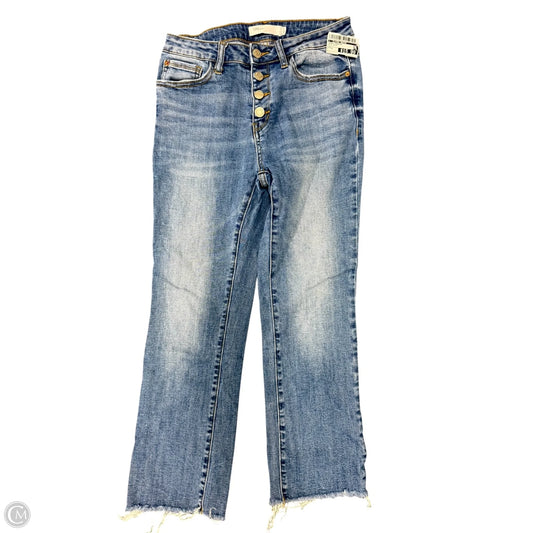 Jeans Straight By Clothes Mentor In Blue Denim, Size: 4