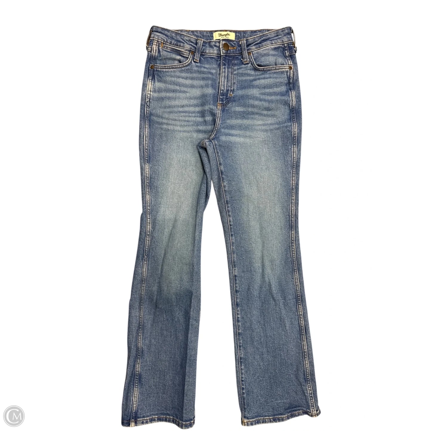 Jeans Boot Cut By Wrangler In Blue Denim, Size: 6