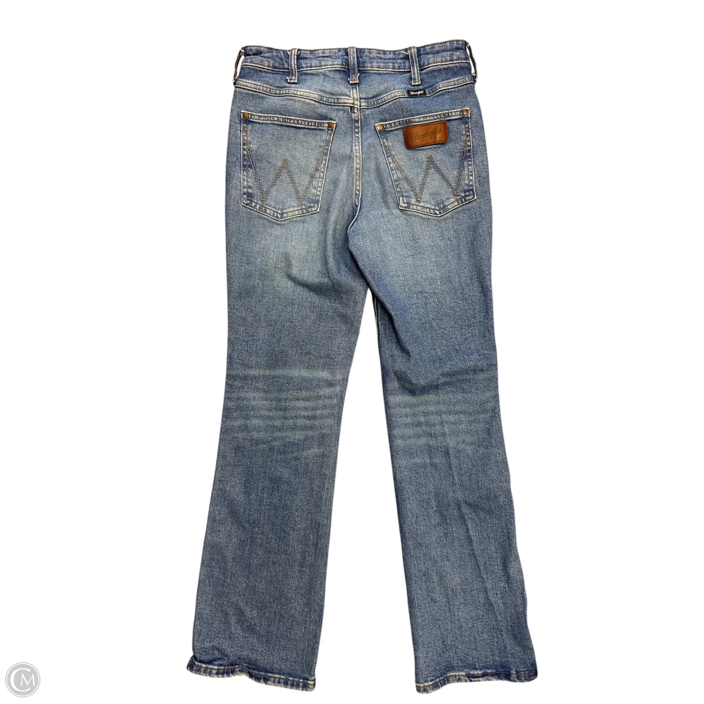 Jeans Boot Cut By Wrangler In Blue Denim, Size: 6