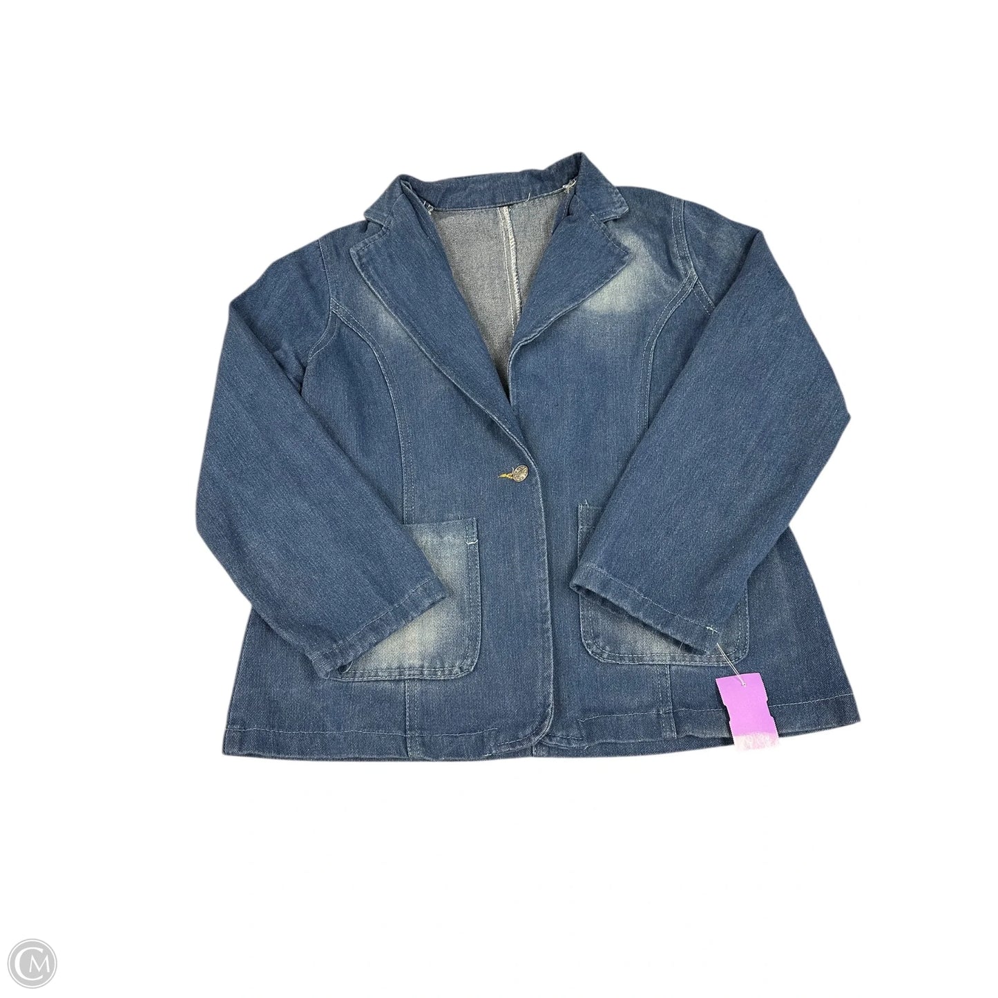 Blazer By Cme In Blue Denim, Size: S