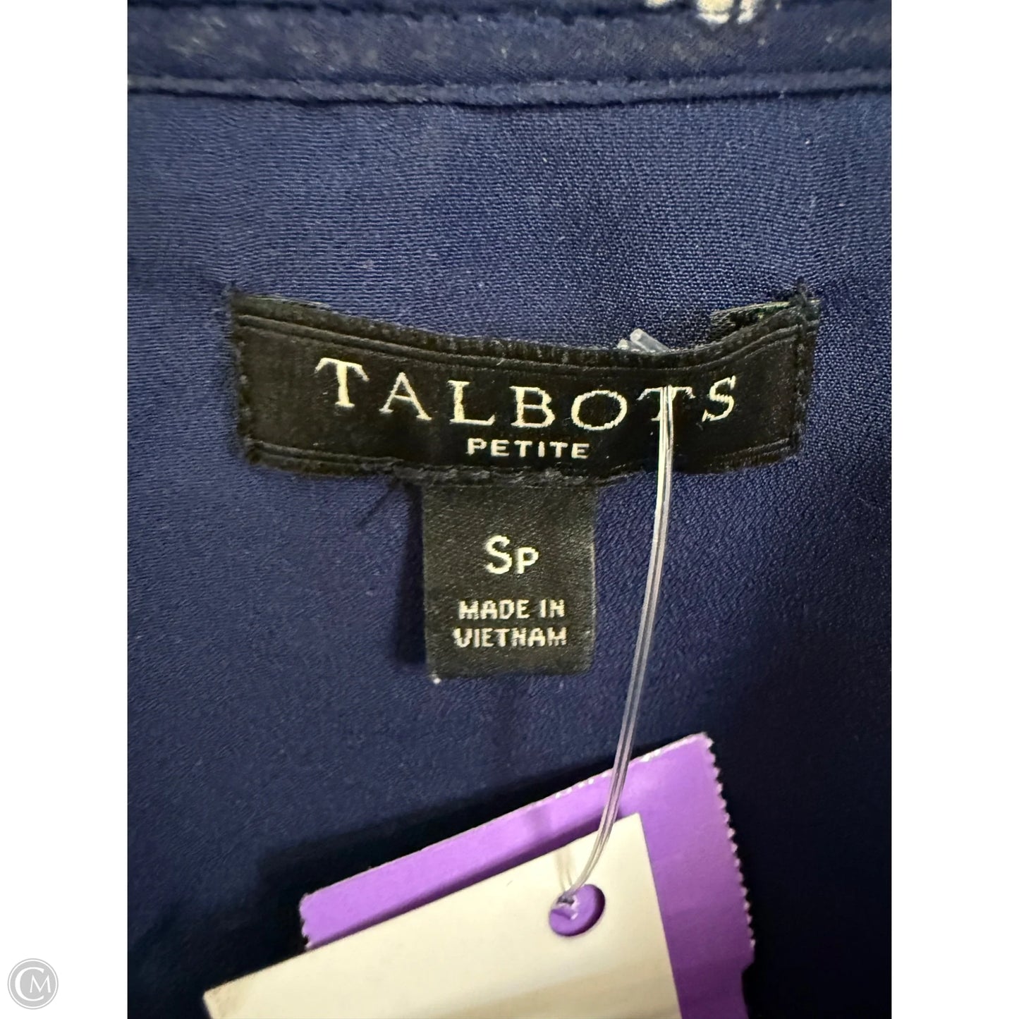 Top Long Sleeve By Talbots In Navy, Size: Sp
