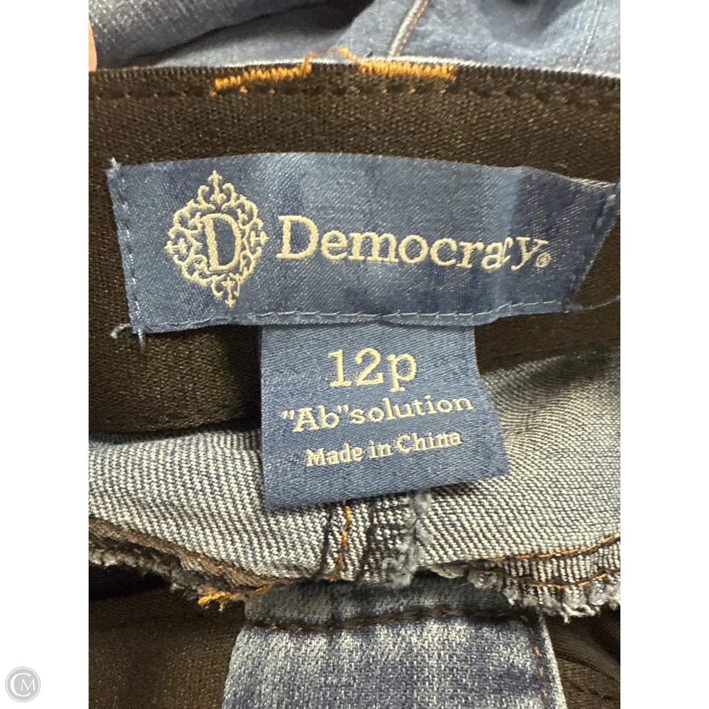 Jeans Skinny By Democracy In Blue Denim, Size: 12p