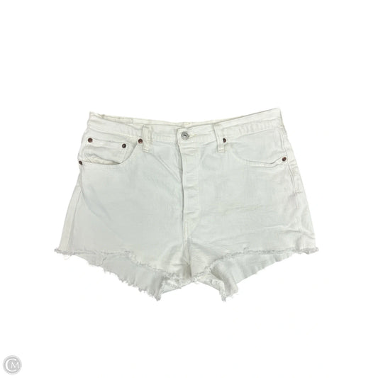 Shorts By Levis In White Denim, Size: 16