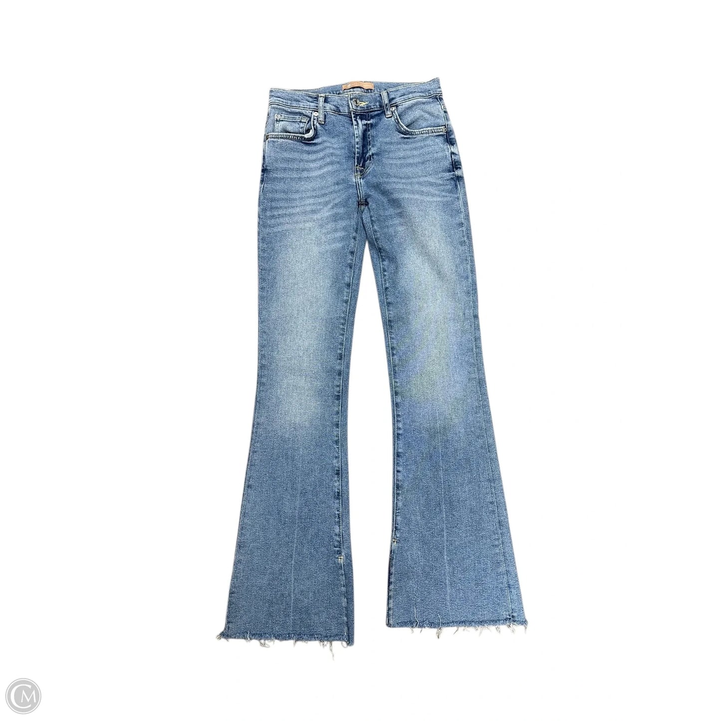 Jeans Boot Cut By 7 For All Mankind In Blue Denim, Size: 4