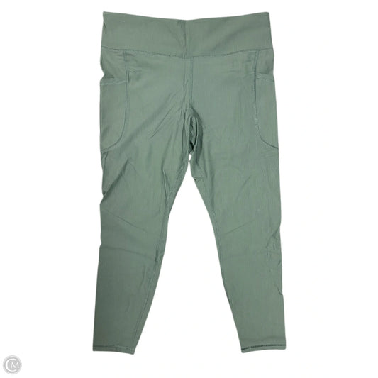 Athletic Leggings By Old Navy In Green, Size: Xl
