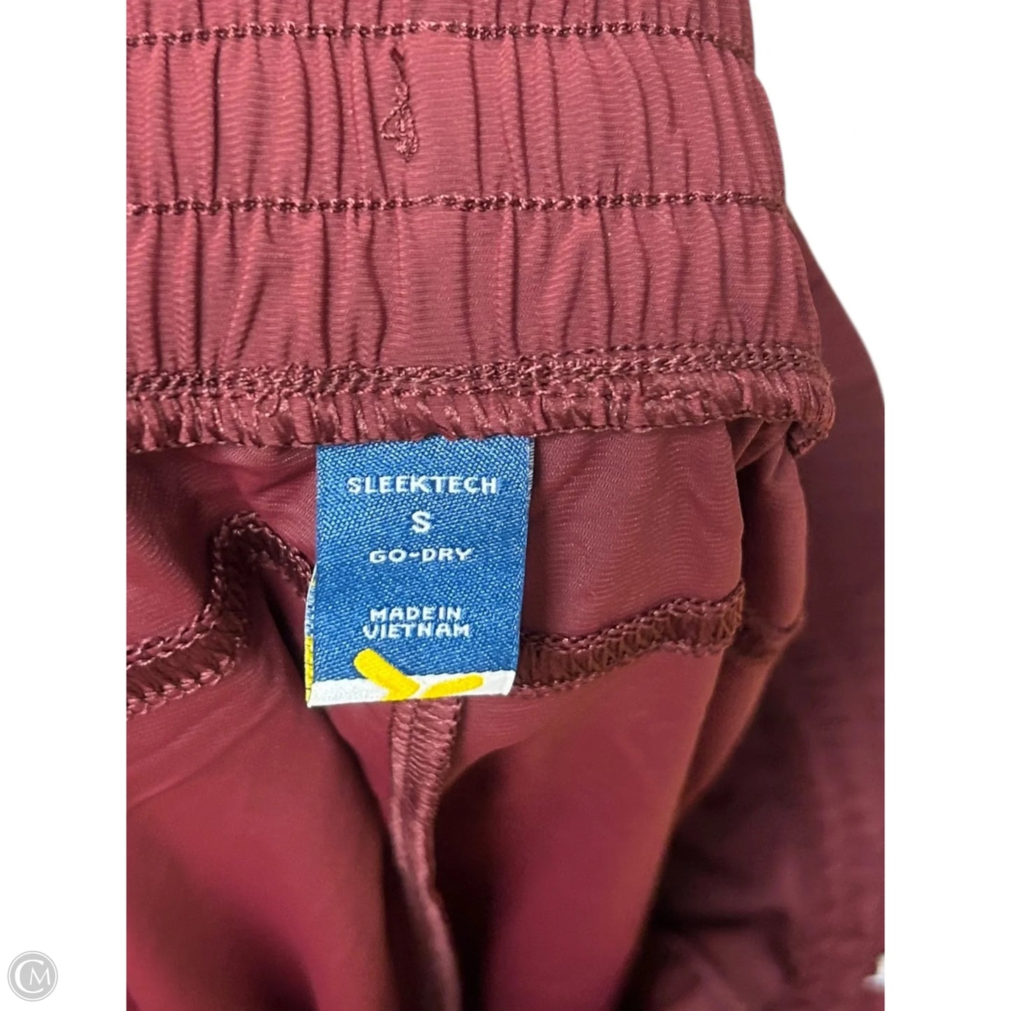 Athletic Pants By Old Navy In Maroon, Size: S