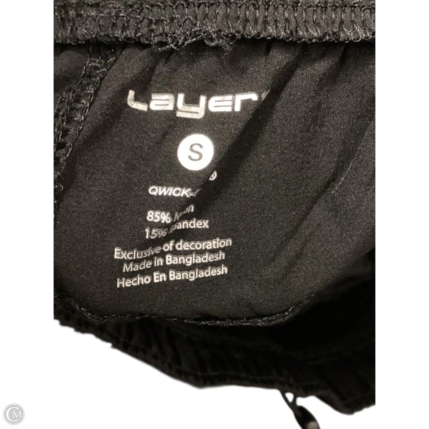 Athletic Pants By Layer 8 In Black, Size: S