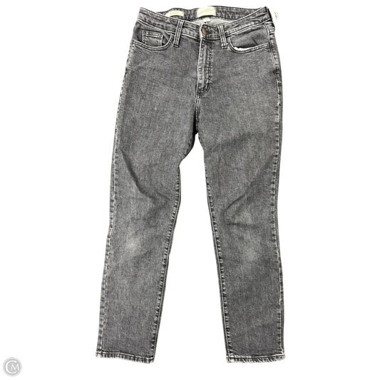 Jeans Straight By Universal Thread In Black Denim, Size: 4