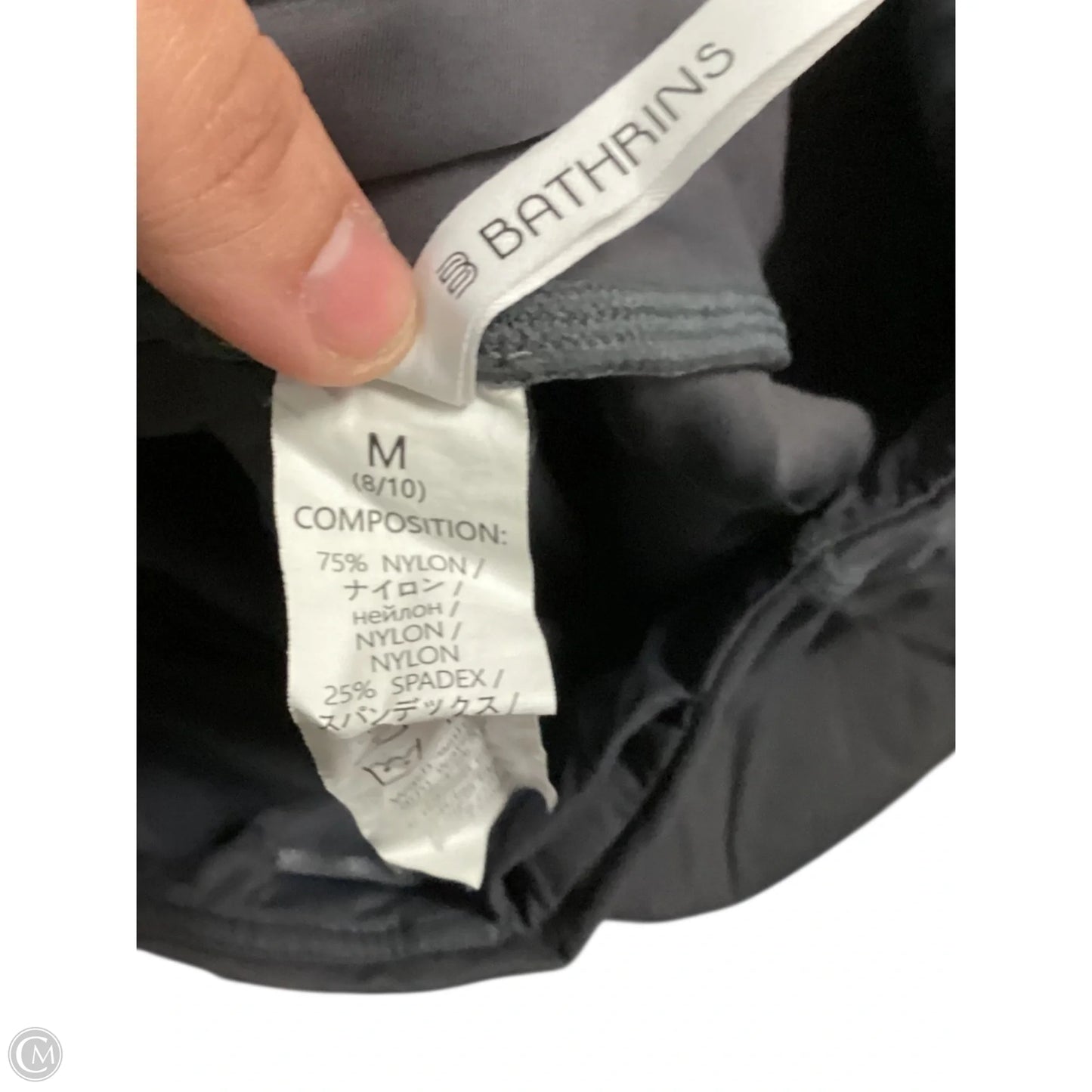 Athletic Leggings By Cme In Grey, Size: M