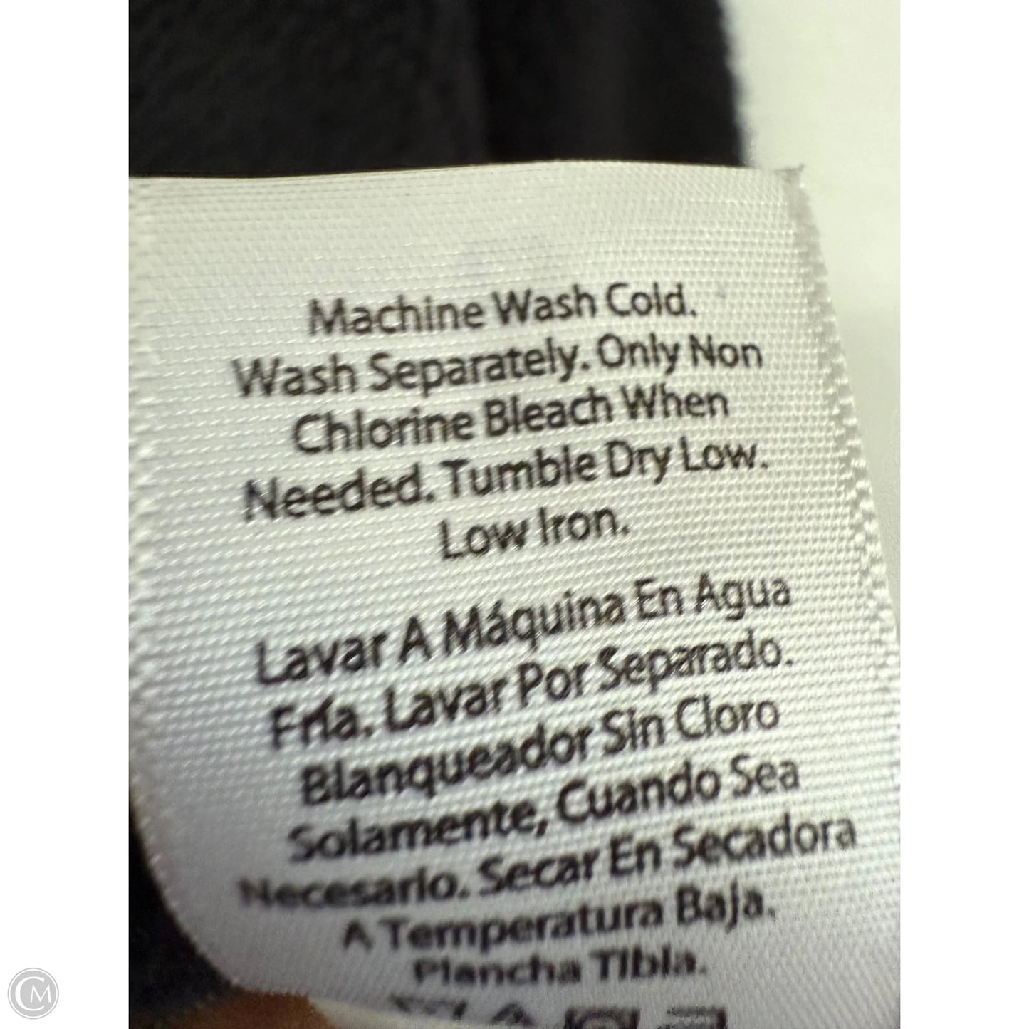 Sweatshirt Collar By Time And Tru In Black, Size: M