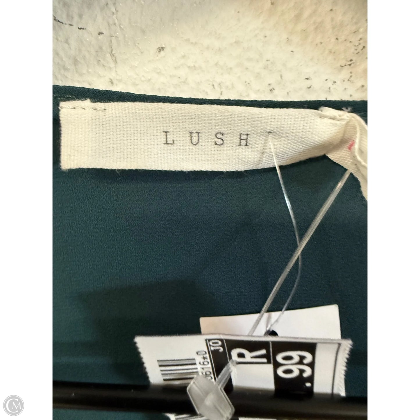 Top Long Sleeve By Lush In Green, Size: L