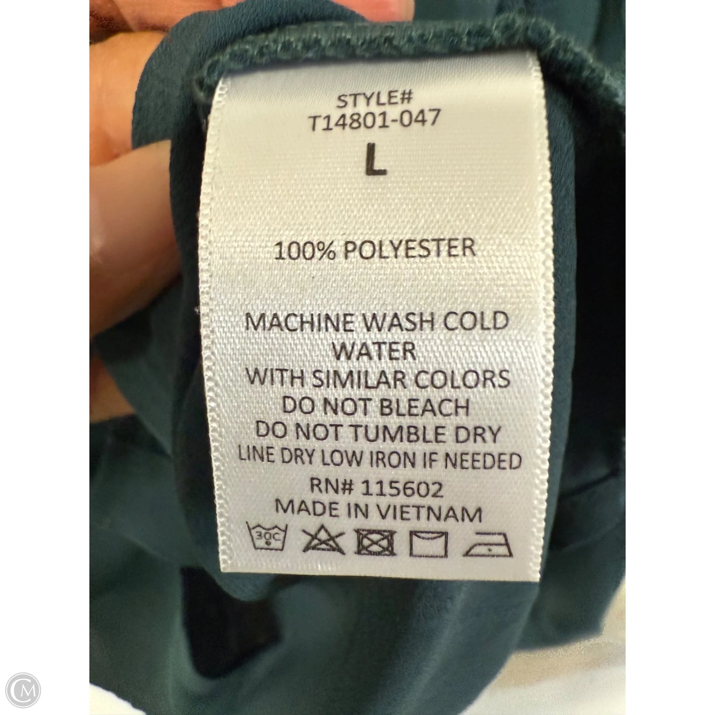 Top Long Sleeve By Lush In Green, Size: L